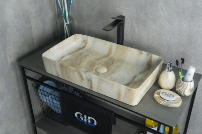 Раковина накладная Gid Mnc596 фото в интернет-магазине Русалия