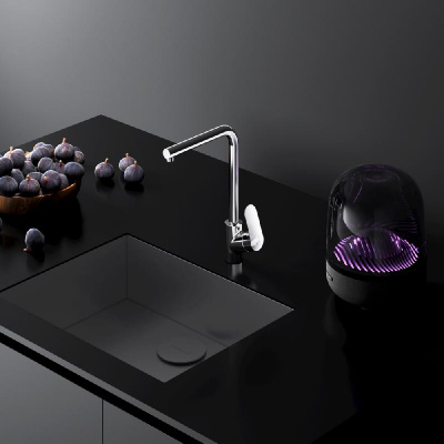 F8005000 Like, смеситель для кухни L-образный излив, хром, шт. фото в интернет-магазине Русалия