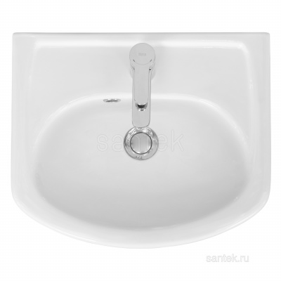 Раковина Santek Азов 45 отверстие под смеситель 1WH112449 фото в интернет-магазине Русалия