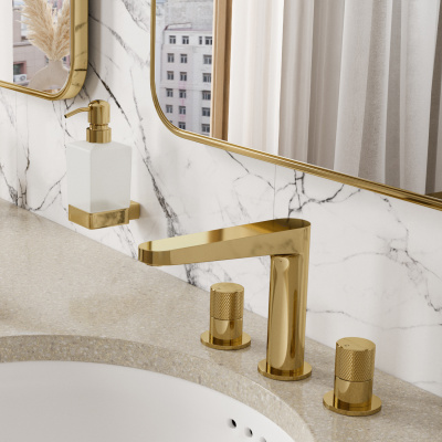 Ems 7635 Встраиваемый смеситель для раковины Wasserkraft фото в интернет-магазине Русалия