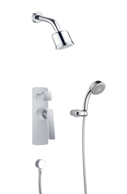 Душевая система Timo Helmi скр.монтажа, 2-х режимная (SX-4059/00-16SM (2100) chrome/white) фото в интернет-магазине Русалия