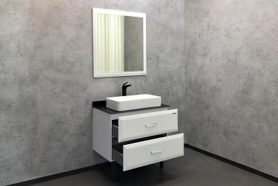 COMFORTY. Зеркало "Империя-80" белый глянец фото в интернет-магазине Русалия