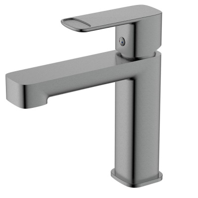 AQM6610GM Parma Смеситель для раковины однорычажный, Gun metal AQUAme фото в интернет-магазине Русалия