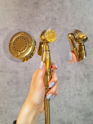 Встраиваемый гигиенический душ AltroBagno Beatrice 060113 Or AltroBagnoBeatrice060113Or фото в интернет-магазине Русалия