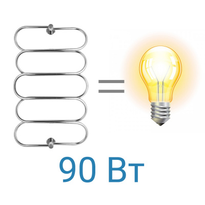 Полотенцесушитель электрический Aura 1000*600 Energy фото в интернет-магазине Русалия