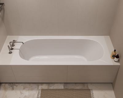 Ванна акриловая Vincea VBT-710-1700, 1700*750*460, цвет белый фото в интернет-магазине Русалия