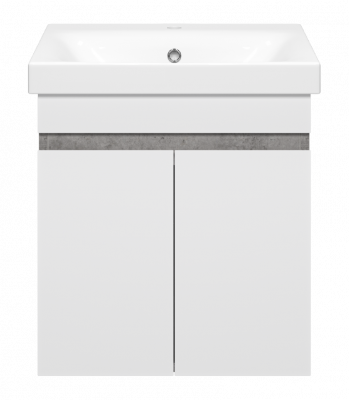 Тумба Ронда 50 подвесная с раковиной Cersanit Moduo Slim 50 Misty фото в интернет-магазине Русалия