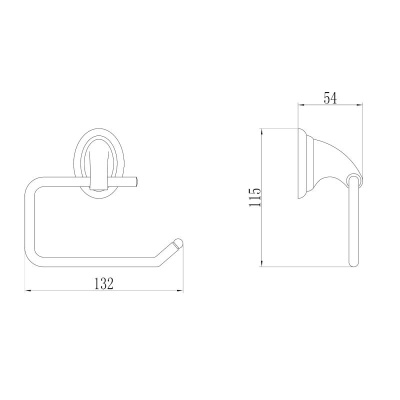 Держатель для туалетной бумаги Savol S-003152, хром фото в интернет-магазине Русалия
