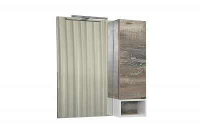 COMFORTY. Зеркало-шкаф "Турин-75" дуб бежевый фото в интернет-магазине Русалия