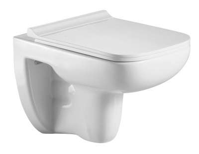 Унитаз подвесной безободковый с сиденьем микролифт KEHLBACH 004 GL-WT WeltWasser фото в интернет-магазине Русалия