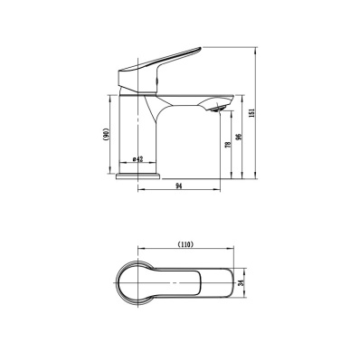 Смеситель для умывальника RUSH SAMUI (SA0930-11) фото в интернет-магазине Русалия