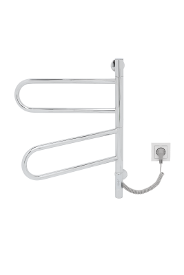 Полотенцесушитель электрический Vincea VTD-1R1CE 44x60, хром, таймер фото в интернет-магазине Русалия