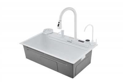 Мойка кухонная с водопадом Savol (S-SC002W) фото в интернет-магазине Русалия