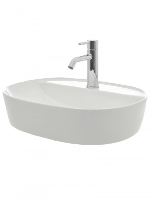 AQM5002 Раковина настольная с отверстием под смеситель. 505x385x120 фото в интернет-магазине Русалия