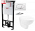 Комплект унитаз с инсталляцией 5 в 1 AM101/1120-3:1RUS SET + M70 + WC ALCA + сиденье A60 Alcaplast фото в интернет-магазине Русалия