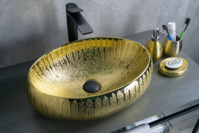 Раковина накладная Gid 9030g фото в интернет-магазине Русалия