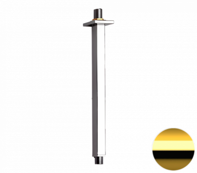 Кронштейн потолочный для верхнего душа 30 см Remer 347S30DO, золото глянцевое фото в интернет-магазине Русалия