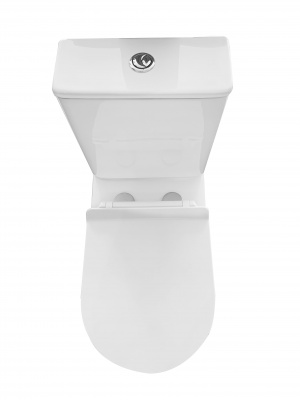 Унитаз-компакт безободковый с сиденьем микролифт REKO ТК-201 Timo фото в интернет-магазине Русалия