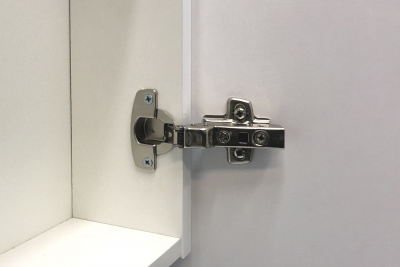 COMFORTY. Зеркало-шкаф "Палини-100" белый глянец фото в интернет-магазине Русалия