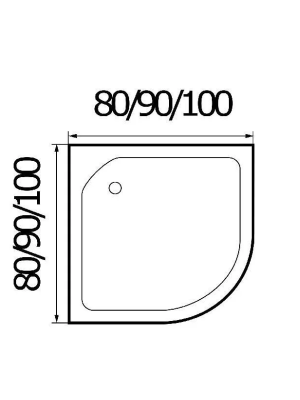 Душевая кабина NARA 80/24 MT 80*80*210 10000003044 River фото в интернет-магазине Русалия