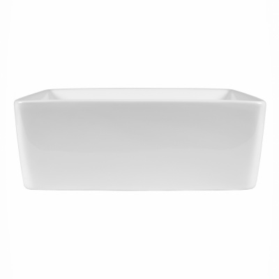 BOND S54-390 Раковина накладная квадратная 40*40*14см белая фото в интернет-магазине Русалия