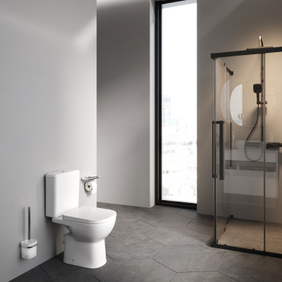 C85C8601SC Sunny Aquaspin унитаз-компакт с сиденьем микролифт Am.Pm фото в интернет-магазине Русалия