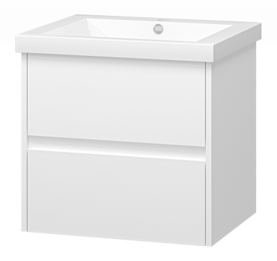 Тумба Алиса 58 подвесная с раковиной Misty Алиса 58 Misty фото в интернет-магазине Русалия