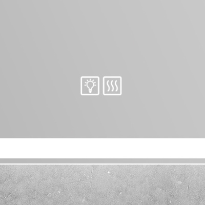 Зеркало с встроенным светильником, сенсорным выключателем и подогревом SPC-MAR-1000-800-LED-TCH-WARM, 12W, 220-240V, 1000x30x800 BelBagno фото в интернет-магазине Русалия