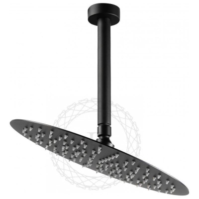 Душевая система встраиваемая FILARETE Roun FL1024BG, графит фото в интернет-магазине Русалия