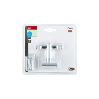 Двойной крючок для ванной FIXSEN LUX CHROME FX-15005A, хром фото в интернет-магазине Русалия