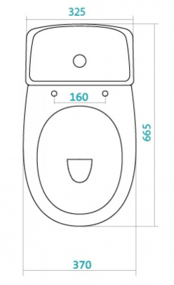 Унитаз - компакт с сиденьем микролифт Цезарь 1WH301746 Сантек фото в интернет-магазине Русалия