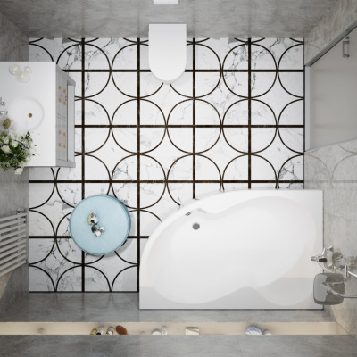 Ванна обрезанная Мари 170-правая Щ0000046124 Тритон фото в интернет-магазине Русалия