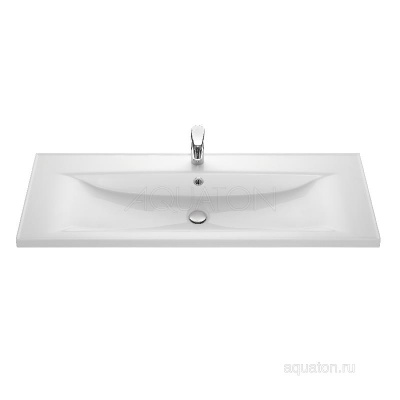 Раковина AQUATON Айрис 120 белая 1A729631AG010 фото в интернет-магазине Русалия