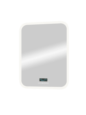 Зеркало с подсветкой Glamour 700х900 многофункциональная панель, антизапотевание ЗЛП451 Continent фото в интернет-магазине Русалия