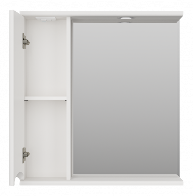 Зеркальный шкаф Атлантик 70 левый П-Атл-4070-010Л Misty фото в интернет-магазине Русалия