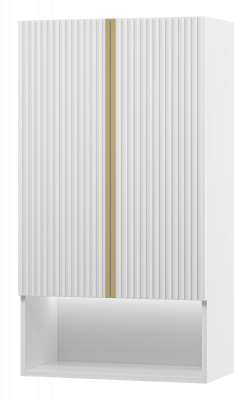 Шкаф Vega 60 над стиральной машиной подвесной (белый) VEG-08060-011 Brevita фото в интернет-магазине Русалия