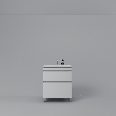 Тумба напольная "Атлантика 70", Люкс антискрейч, PLUS + Умывальник Атлантик 70 фото в интернет-магазине Русалия