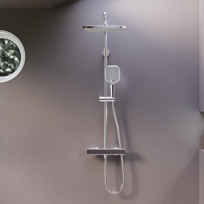 953800000 Gala душевая система с душевым ТМС смесителем, хром фото в интернет-магазине Русалия