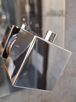 Душевая система с термостатом Cascata 040103 Cr AltroBagno фото в интернет-магазине Русалия