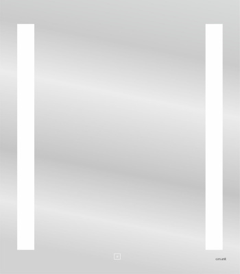 Зеркало 70 см LED 020 BASE LU-LED02070-b-Os Cersanit фото в интернет-магазине Русалия