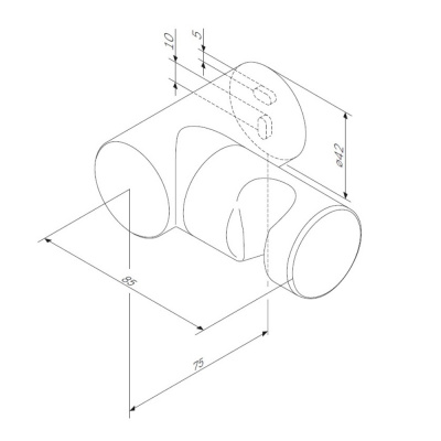 F0500822 держатель для ручного душа настенный, черный, шт. фото в интернет-магазине Русалия