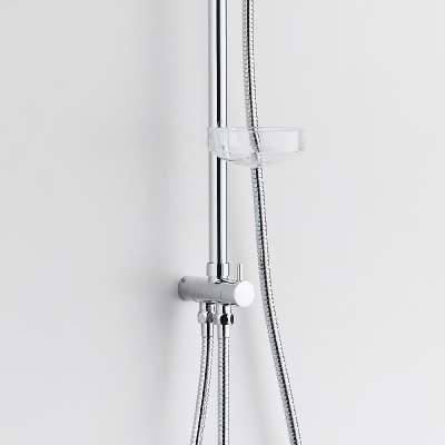 BOND B03-9500 Душевая стойка с тропическим душем и смесителем с изливом фото в интернет-магазине Русалия