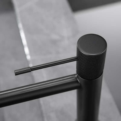 Смеситель для раковины Desire VBF-1D1MB однорычажный, черный Vincea фото в интернет-магазине Русалия