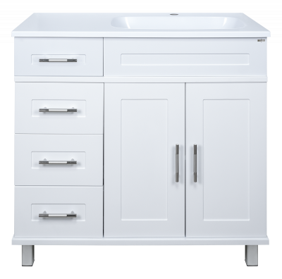 Тумба Купер 90 правая с раковиной Эстет Барселона 90 правая Misty фото в интернет-магазине Русалия