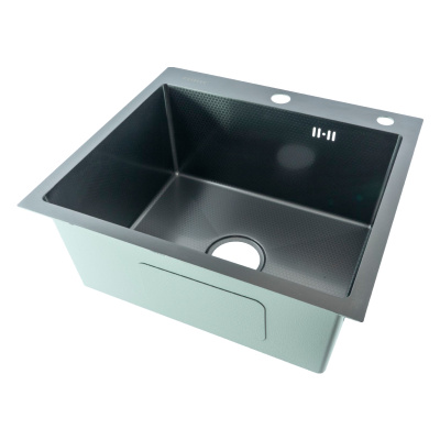 Мойка для кухни Fmark FSC5045Q, графит фото в интернет-магазине Русалия