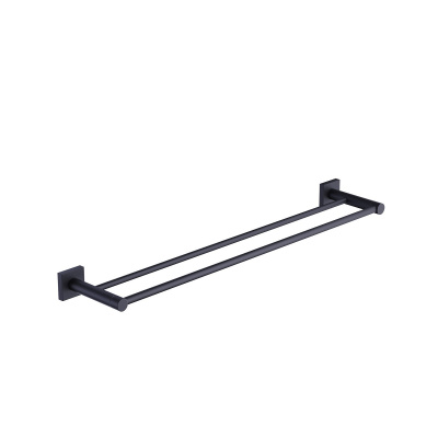 Полотенцедержатель двойной Timo Selene (12056/03) черный фото в интернет-магазине Русалия