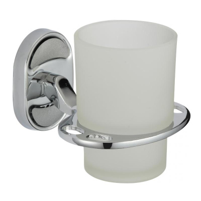 Держатель для стакана и зубных щеток Savol S-007057, хром фото в интернет-магазине Русалия