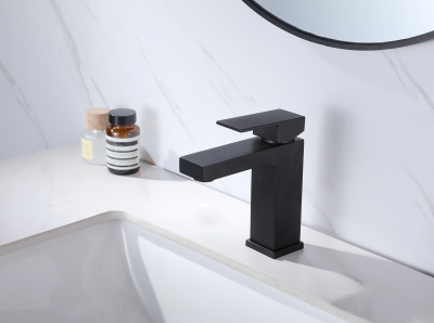 Смеситель ABBER Daheim AF8210B для раковины, черный матовый фото в интернет-магазине Русалия