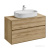 Тумба под раковину AQUATON Либерти 100 2 ящика, дуб эльвезия 1A279601LYC70 фото в интернет-магазине Русалия