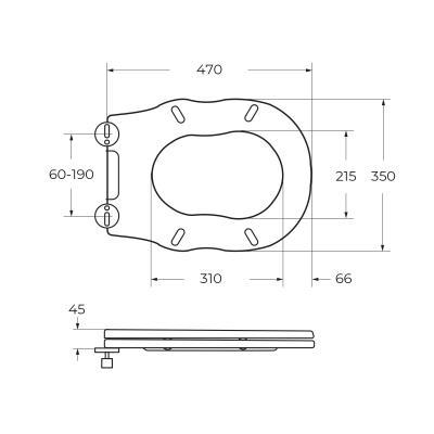 Крышка-сиденье BelBagno BOHEME BB115SC фото в интернет-магазине Русалия